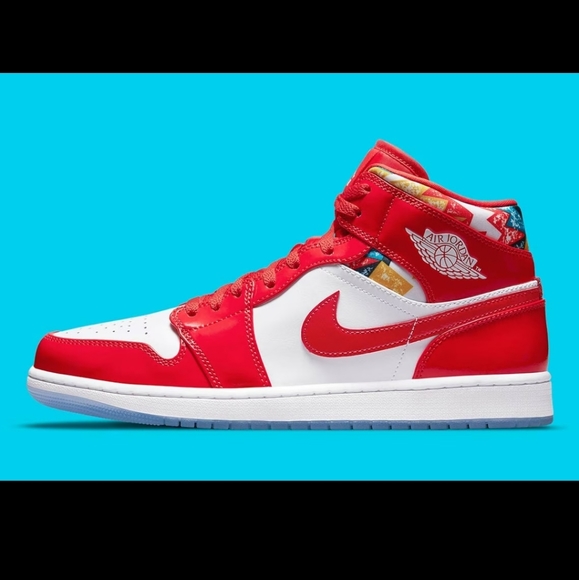 Air Jordan 1 Mid "Barcelona Sweater" - Picture 2 of 14